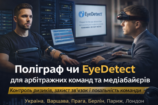 Поліграф для арбітражних команд і медіабайєрів